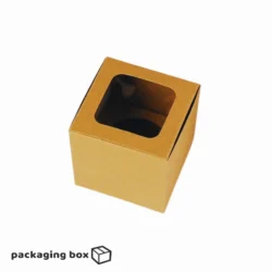 Kraft single cupcake box