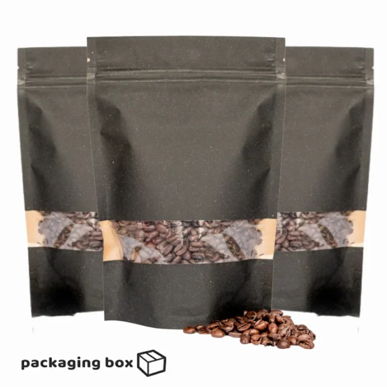 Black Kraft Standup Pouches in Pakistan – Durable & Stylish Food Packaging