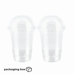 16oz Disposable Dome Glass With Lid
