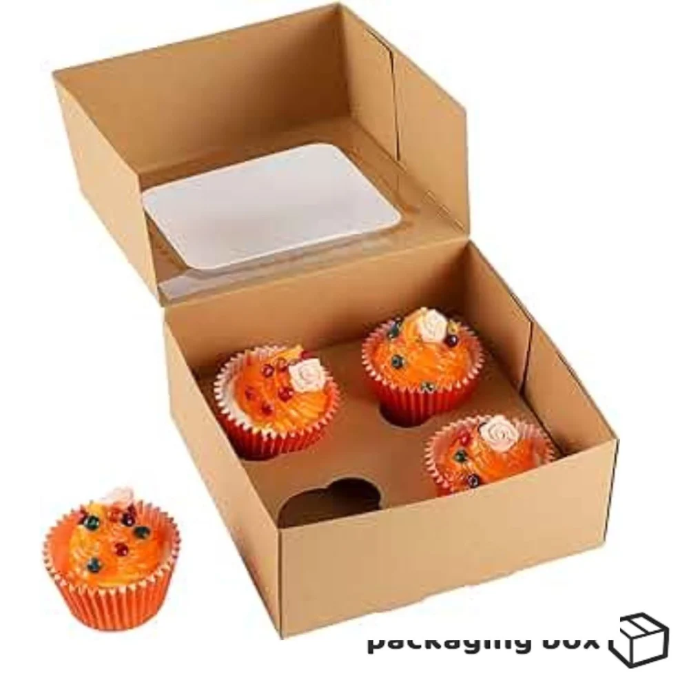 Four Cupcake Long Shape Boxes (2)