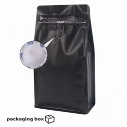 Black Stand Up Pouch With Valve (1)