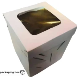 Cake Box with Transparent Window
