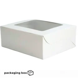 Premium Brownie Box with Clear Window from Packaging Box