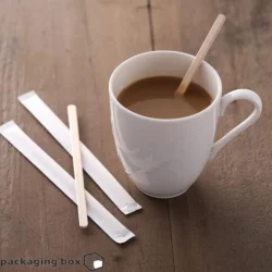 Disposable Stir Sticks Natural Wooden Tea Coffee