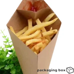 French Fries Cone with Ketchup