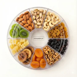 Clear 11-portion acrylic tray