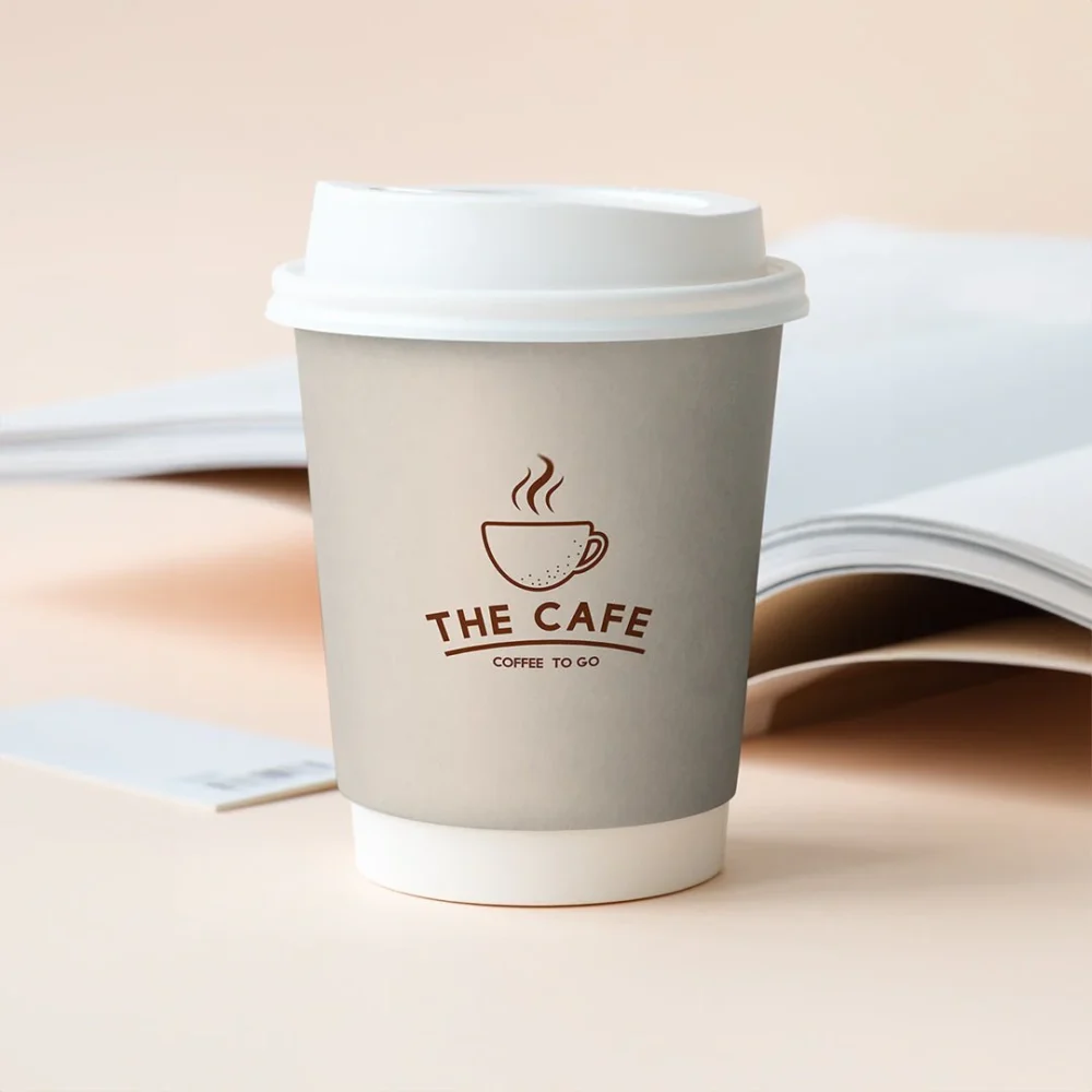 Custom Double Wall Coffee Cups - Packaging Box