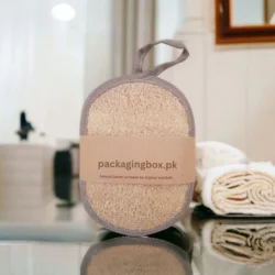 Oval Loofah Scrubber for Bath and Kitchen