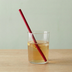 8mm Red Straw - Disposable Drinking Straw for Beverages