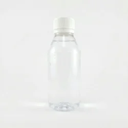 Zam Zam Water Bottles Clear Plastic with White Screw Cap