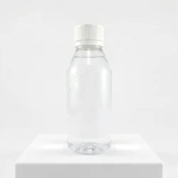 Zam Zam Water Bottles Clear Plastic with White Screw Cap