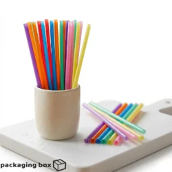 14mm Colorful Plastic Straws Wide Reusable Drinking Straws