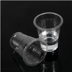 Premium Zam Zam Glass – Disposable Clear Plastic Cups for Mosques & Religious Events