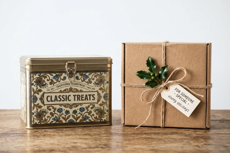 🎁 Tin Box vs Cardboard Box – Which is Better for Gifting?