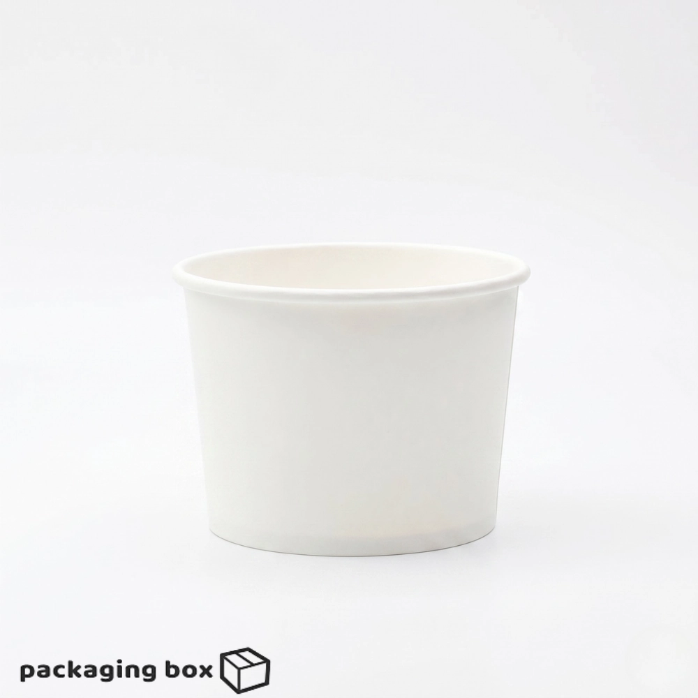 White Paper Bowl with Crispy Chicken Wings and Dipping Sauces