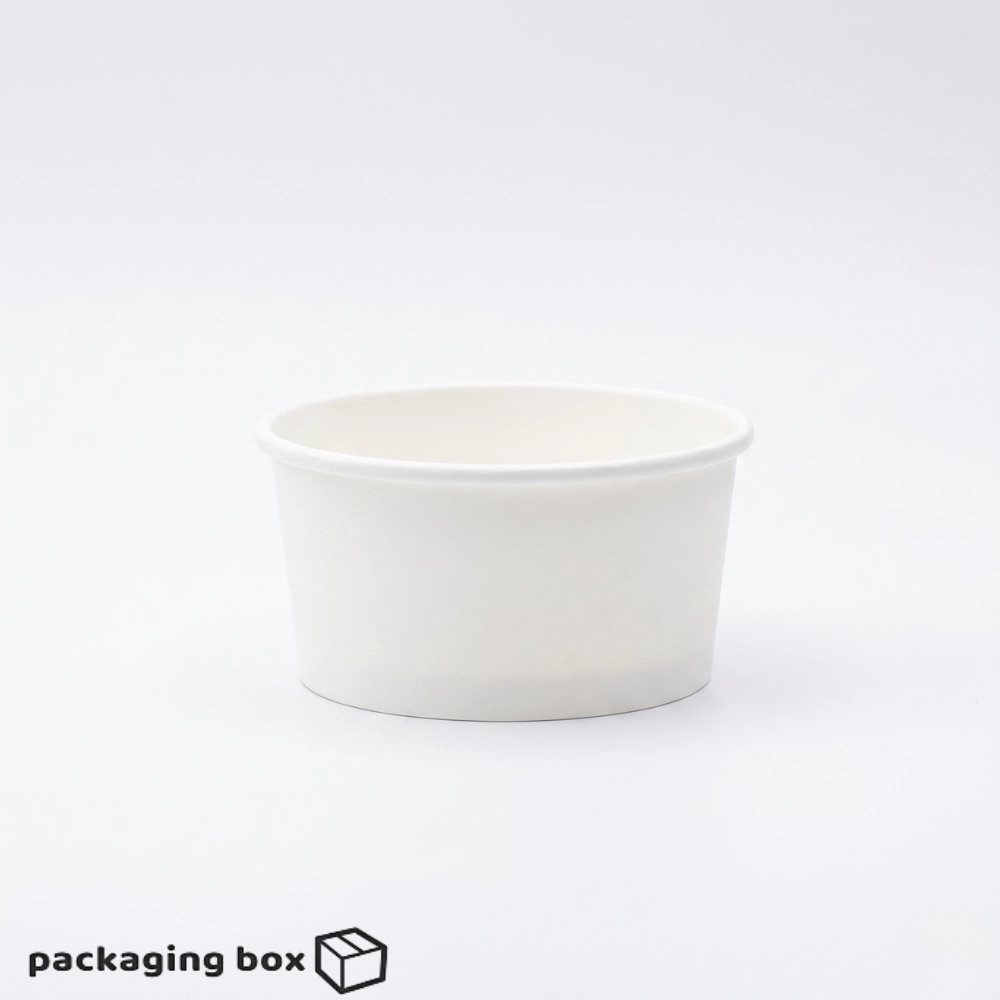 White Paper Bowl with Crispy Chicken Wings and Dipping Sauces