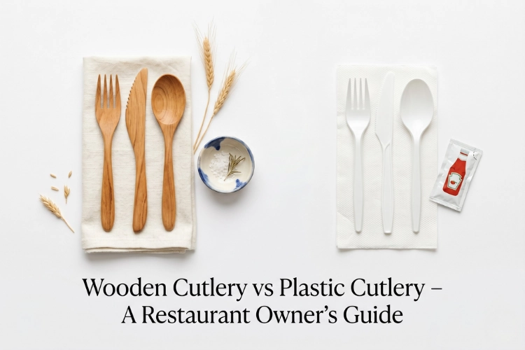 Wooden Cutlery vs Plastic Cutlery – The Ultimate Restaurant Owner’s Guide