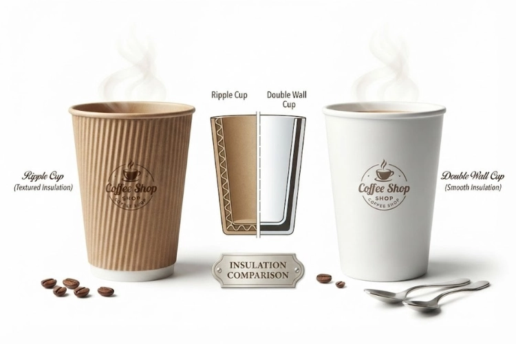 Ripple Cup vs Double Wall Cup: Which One Actually Keeps Your Coffee Hotter?