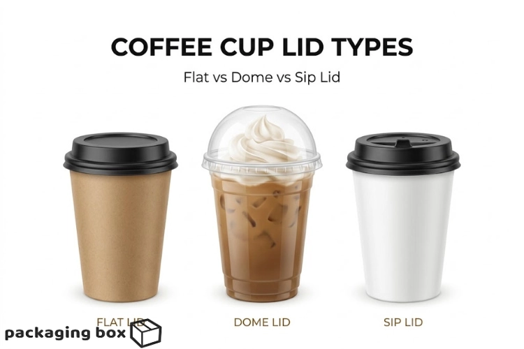 ☕ Coffee Cup Lid Types: Flat vs Dome vs Sip Lid Explained