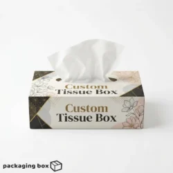 Custom Tissue Box with Personalized Print Design