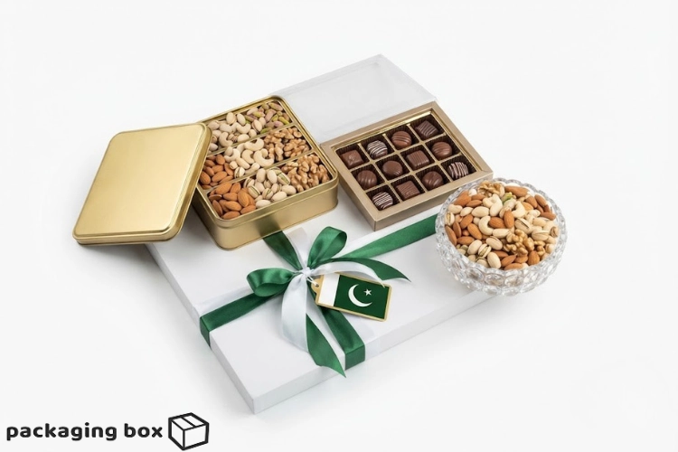 Dry Fruit & Chocolate Hamper Packaging Ideas for Independence Day Gifting in Pakistan