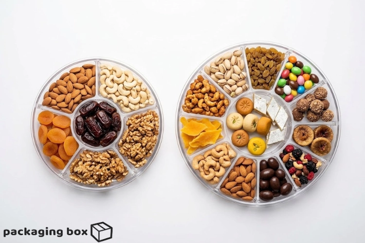 5 Portion vs 11 Portion Acrylic Round Tray – Which One Suits Your Occasion Best?