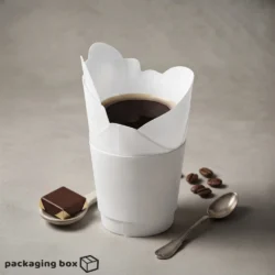 8oz Paper Cup Plastic Lid Free – Imported Eco-Friendly Coffee Cup