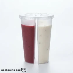 Double Compartment 500ml PP Cup Imported – Dual Drink Container