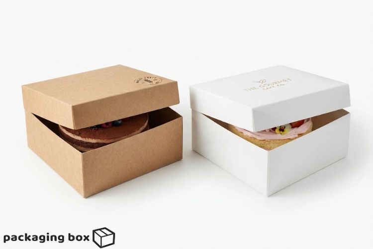 Kraft Cake Box vs White Cake Box – Which Builds a Better Brand?