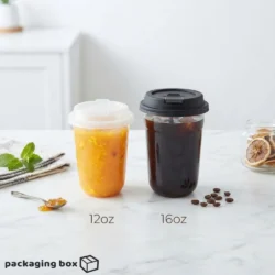 PET U Shape Cup Imported – Clear Disposable Cups in 12oz & 16oz